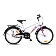 Pigecykel 20" 3-gear 20.03 hvid/pink