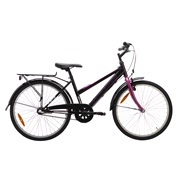 Pigecykel 24" 3-gear 24.03 sort/lilla