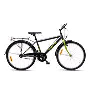 Drengecykel 24" 3-gear 24.03 koksgr/gr&oslash;n