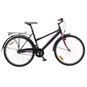 Pigecykel 26" 3-gear 26.03 sort/lilla
