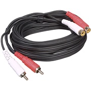 Phono forl&aelig;ng.kabel 2 stik 2 udtag 5M 
