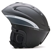 Skihjelm sort/gr&aring; large (58-61 cm)
