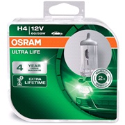 P&aelig;res&aelig;t H4 12V-60/55W ULTRA LIFE OSRAM