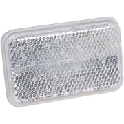 Refleks hvid 90x50 mm med tape