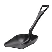 Sneskovl sort plastik 88 cm