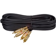 Phonokabel s&aelig;t, black LUX, 5M