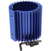 Cover til oliefilter, bl&aring; &oslash;76x100mm lang