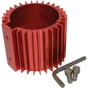 Cover til oliefilter, r&oslash;d &oslash;76x80mm lang