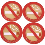 No smoking sticker s&aelig;t
