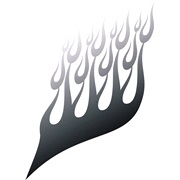Transfer film Flames 214 - 45x63cm 2 stk