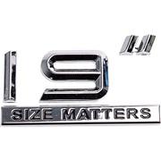 Chrom emblem 19" SIZE MATTERS