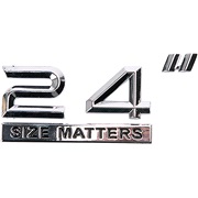Chrom emblem 24" SIZE MATTERS