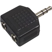 Fordelerstik 3,5 mm til 2x3,5 mm
