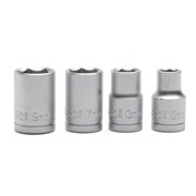 Toppe 4 dele 1/2" 10-13-17-19 mm