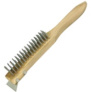 St&aring;lb&oslash;rste m/5 r&aelig;kker + skraber