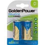 Alkaline batteri C LR14 2-pak Tecxus