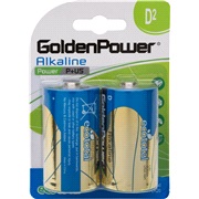 Alkaline batteri D LR20 2-pak Tecxus