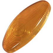 Blinklysglas for mini finger, orange