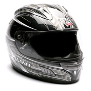 Styrthjelm V-MAX Altura sort/gr&aring; X-small
